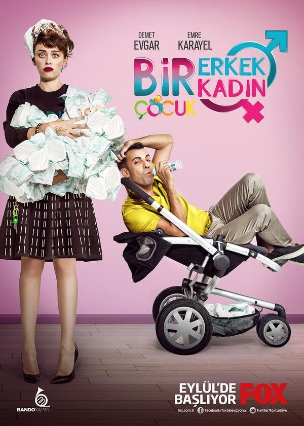 1 Erkek 1 Kadin 2 Cocuk (2014) постер